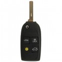 Remote Car Key Cover Fob Keyless Case Flip Key Shell 4 Button for Volvo
