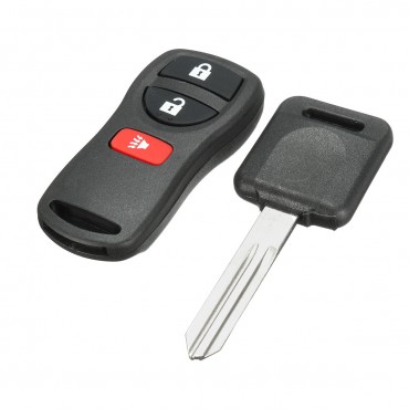 Remote Key Fob 46 Transponder Chip Key 315MHZ For Nissan KBRASTU15 3 Button