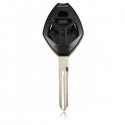 Remote Key Keyless Case Blade Shell Replacement Uncut for Mitsubishi