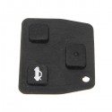 Replacement 2/3 Button Car Remote Key Black Rubber Pad For Toyota