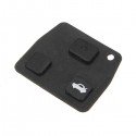 Replacement 2/3 Button Car Remote Key Black Rubber Pad For Toyota