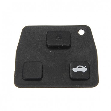 Replacement 2/3 Button Car Remote Key Black Rubber Pad For Toyota
