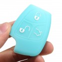 Silicone 3 Button Car Remote Key Fob Case Cover For Benz CL500 CLK320 SLK55