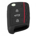 Silicone Arabesquitic Protection Car Key Cover Case For 2014-2015 VW Golf MK7