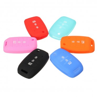 Silicone Key Cover Remote Fob Case Fit For KIA OPTIMA K5 SORENTO CERATO 2016