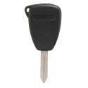 Uncut Keyless Entry Remote Head Key Cover 3 Button for Chrysler Dodge Jeep