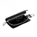 Universal Car Leather Key Holder Wallet Case Cover Bag Chain Durable