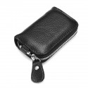 Universal Car PU Leather Smart Remote Key Case Holder Bags Fob Black