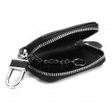 Universal Car PU Leather Smart Remote Key Case Holder Bags Fob Black