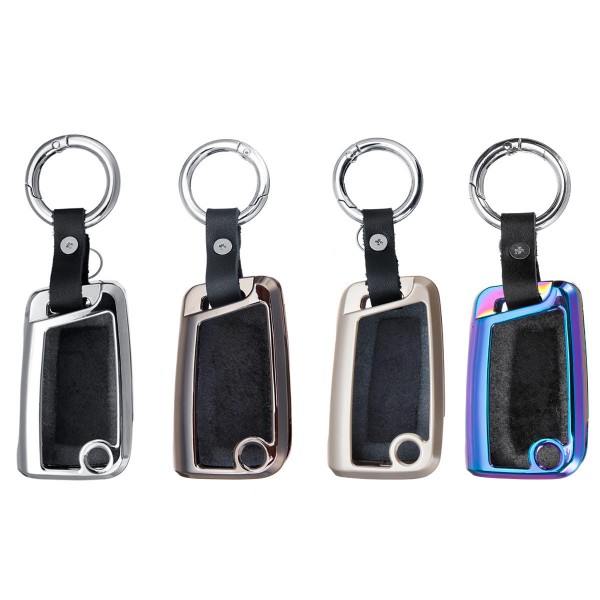 Zinc Alloy Remote Key Cover Fob Case Shell for VW Golf 7 MK7 Skoda Octavia A7 Seat Leon Ibiza