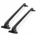 2pcs Universal Car Roof Cross Bar Anti-theft Lockable Bars Roof Racks with Keys For Cars Max Load 165Lb 110-115 cm