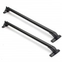 2pcs Universal Car Roof Cross Bar Anti-theft Lockable Bars Roof Racks with Keys For Cars Max Load 165Lb 110-115 cm