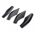 4PCS Roof Rack Rail End Cover Shell Replace Black For Land Rover Freelander 2