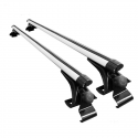 Universal Cross Bar Fits Car Without Original Roof Rack Aluminum Alloy Roof Bar with Three Hooks for Sedan Cars