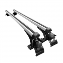 Universal Cross Bar Fits Car Without Original Roof Rack Aluminum Alloy Roof Bar with Three Hooks for Sedan Cars