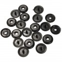10PCS Car Auto Seat Belt Buckle Holder Stop Clips For Ford Black