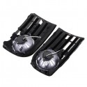 12V Fog Light Lamp Bulb Grille Grill Set For VW GOLF Rabbit 03-09