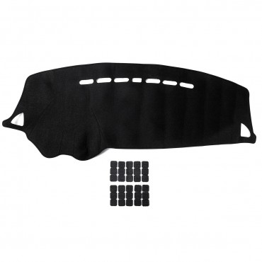133CM Black Left Dash Mat For Mitsubishi Lancer EX 2008-2018 Wear Resistant