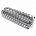 250cm Stainless Steel Exhaust Muffler Pipe Car Parking Air Heater Tank Diesel Gas Vent Hose