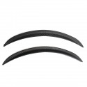 2pcs 32.5cm Car Carbon Fiber Fender Flares Wheel Lip Guard Body Kits