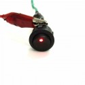 3 Pins Car Round ON/OFF Rocker Push Button Switch LED illuminated Car Dash Boat 12V