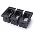 3 Rocker Switches Housing ARB Clip Panel Holder Plastic Carling Type