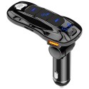 3BC55 bluetooth5.0 Wireless Car Charger Multifunctional Vehicle Card Mp3 Player Handsfree
