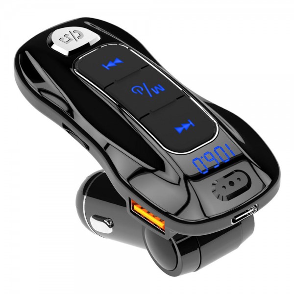 3BC55 bluetooth5.0 Wireless Car Charger Multifunctional Vehicle Card Mp3 Player Handsfree