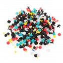 500pc Push Pin Mixed Door Trim Panel Clip + Fastener Bumper Rivet Retainer