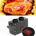 600W Auto Truck Defrosting Demister Electric Car Heater 12V/24V Van Double Hole Heating Air Conditioner