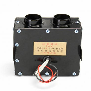 600W Auto Truck Defrosting Demister Electric Car Heater 12V/24V Van Double Hole Heating Air Conditioner