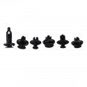 630 Pcs 18 Kinds Plastic Car Body Push Pin Rivet Fasteners Trim Moulding Clip Fastener Clip Kit