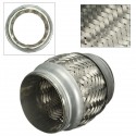 72mm Car Stainless Steel Exhaust Pipes Connector Double Braided Flex