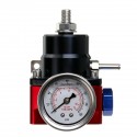 Adjustable Fuel Pressure Regulator FPR Kit Gas Oil Pressure 0-100psi Gauge 6AN AN6 Line