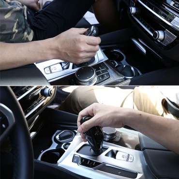 Car Gear Head Shift Knob Cover Abs Handbrake Grip Case Decor Shell For BMW G30 G31 6 Series GT G11 G12 X3 X4