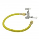 Car R12 R22 Can Tap Tapper Air Conditioner Exhaust Refrigerant Recharge Hose Kit