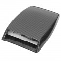 Carbon Fiber Board Pattern Car Decorative Air Flow Intake Scoop Bonnet Vent Cover Hood