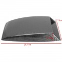 Carbon Fiber Board Pattern Car Decorative Air Flow Intake Scoop Bonnet Vent Cover Hood