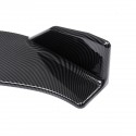 Carbon Fiber Look Front Lip Chin Bumper Protector Body Kits Spoiler For Car Universal