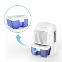 Hysure 1500ml Air Dehumidifier 2200 Cubic Feet Compact And Portable For Damp Air