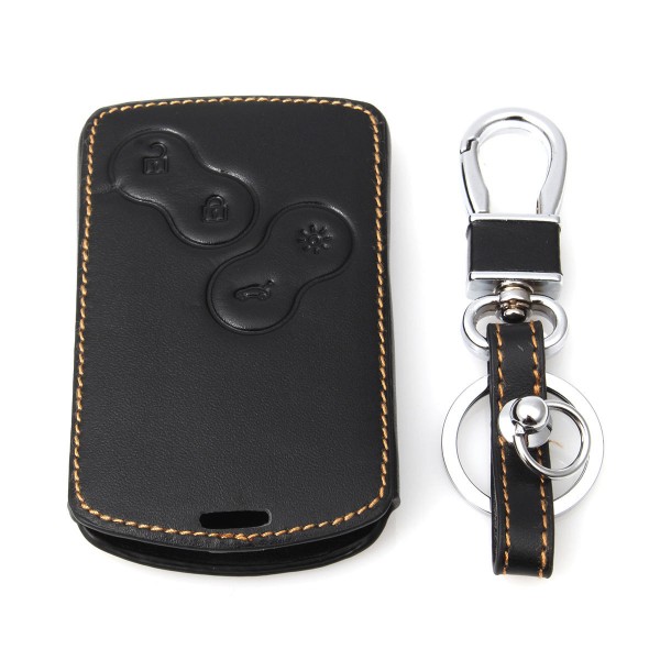 Leather car key case cover for Renault