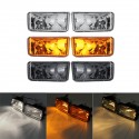 Pair Car Front Fog Lights For Chevy Silverado Tahoe Suburban 07-14 Clear/Amber/Smoke