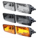 Pair Car Front Fog Lights For Chevy Silverado Tahoe Suburban 07-14 Clear/Amber/Smoke