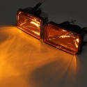 Pair Car Front Fog Lights For Chevy Silverado Tahoe Suburban 07-14 Clear/Amber/Smoke