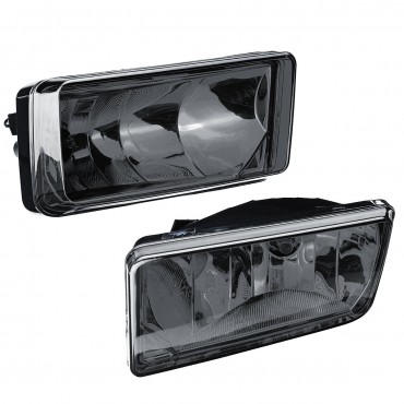 Pair Car Front Fog Lights For Chevy Silverado Tahoe Suburban 07-14 Clear/Amber/Smoke