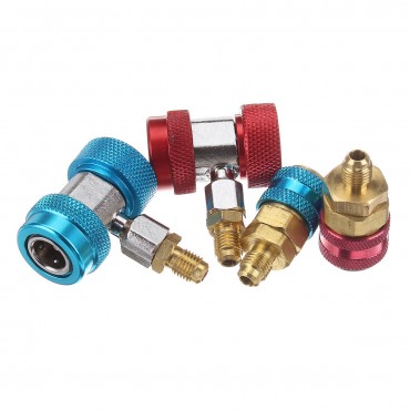 R134A Car Air Conditioning Accessory Adjustable Quick Connector Coupler High Low Voltage Adapter