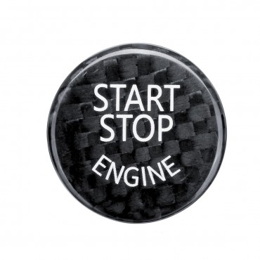 Start Stop Engine Button Car Switch Carbon Black Cover For BMW F/G Classis F01 F02 F10 G37