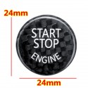 Start Stop Engine Button Car Switch Carbon Black Cover For BMW F/G Classis F01 F02 F10 G37