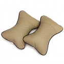 2PCS Breathe Car Auto Seat Head Neck Rest Cushion Head Rest Pillow Pad