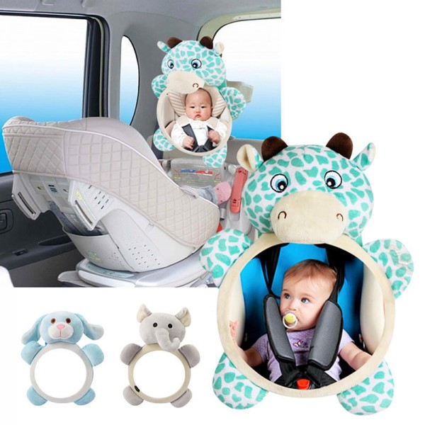 Baby Backseat Mirror Safety Seat Rear View Mirror For Car View Infant Rear Facing Newborn Animal